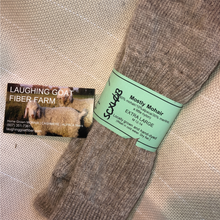 Load image into Gallery viewer, Crew Sock-Extra Lg. (M 12-14) Mostly Mohair