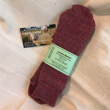 Load image into Gallery viewer, Crew Sock-Extra Lg. (M 12-14) Mostly Mohair