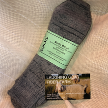 Load image into Gallery viewer, Crew Sock-Extra Lg. (M 12-14) Mostly Mohair
