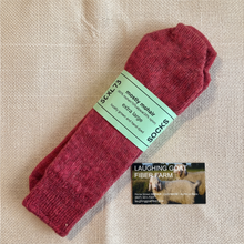 Load image into Gallery viewer, Crew Sock-Extra Lg. (M 12-14) Mostly Mohair