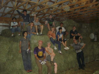 Latest challenge.. Hay is in short supply.