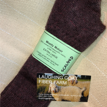 Load image into Gallery viewer, Crew Sock-Extra Lg. (M 12-14) Mostly Mohair
