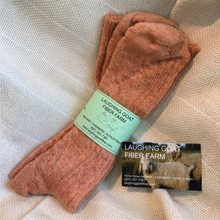 Load image into Gallery viewer, Crew Sock-Extra Lg. (M 12-14) Mostly Mohair
