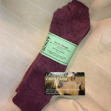 Load image into Gallery viewer, Crew Sock-Extra Lg. (M 12-14) Mostly Mohair
