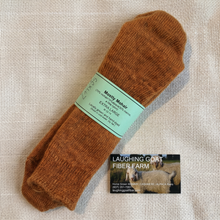 Load image into Gallery viewer, Crew Sock-Extra Lg. (M 12-14) Mostly Mohair
