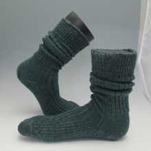 Load image into Gallery viewer, Crew Sock-Extra Lg. (M 12-14) Mostly Mohair
