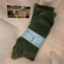 Load image into Gallery viewer, Crew Sock-Extra Lg. (M 12-14) Mostly Mohair
