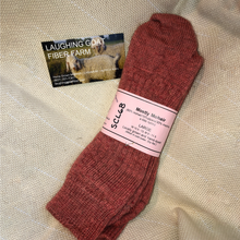 Load image into Gallery viewer, Crew Sock-Large (W 10.5-13/M 9-11.5)Mostly Mohair
