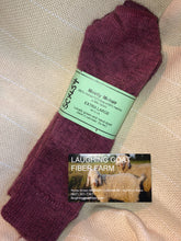 Load image into Gallery viewer, Crew Sock-Extra Lg. (M 12-14) Mostly Mohair
