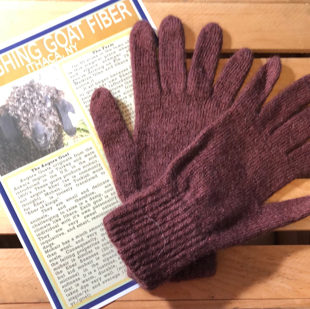 Gloves-Medium-Mostly Mohair – Laughing Goat Fiber Farm