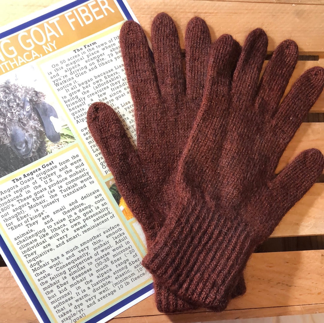 mohair handschuhe Gloves-Medium-Mostly Mohair – Laughing Goat Fiber Farm