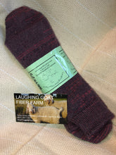 Load image into Gallery viewer, Crew Sock-Extra Lg. (M 12-14) Mostly Mohair
