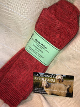 Load image into Gallery viewer, Sock-Crew -Extra Lg. (M 12-14) Mostly Mohair
