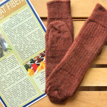 Load image into Gallery viewer, Crew Sock-Extra Lg. (M 12-14) Mostly Mohair
