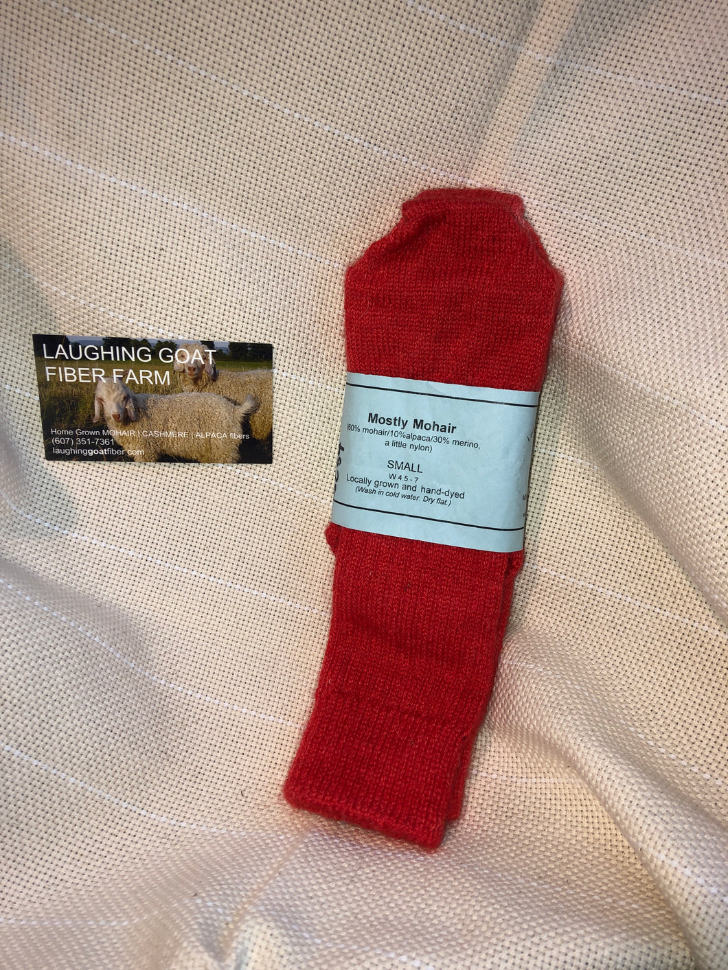Sock-Crew -Small (W 4-6.5)  Mostly Mohair